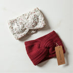 Handmade Chunky Knit Twist Headbands - Cozy Winter Ear Warmers for Women