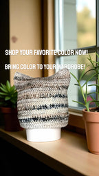 Handmade Crochet Cat Ear Beanie - Cute Kitten Hat for Women & Teens