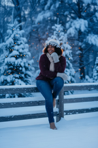 Handmade Crochet Ruffle Cloche Hat- Stylish Women’s Marled Crochet Accessory