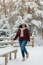 Handmade Crochet Ruffle Cloche Hat- Stylish Women’s Marled Crochet Accessory
