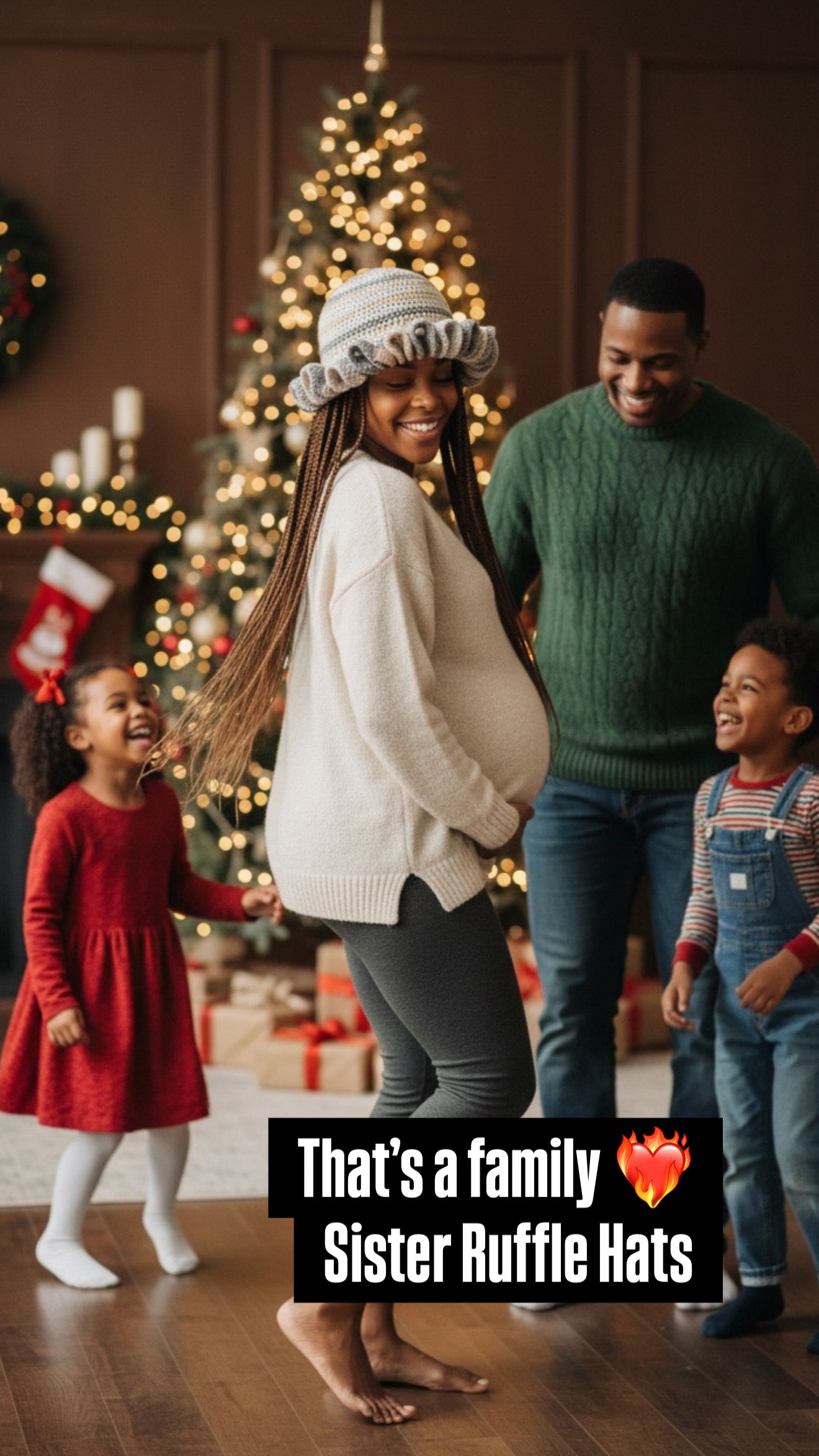 Handmade Crochet Ruffle Cloche Hat- Stylish Women’s Marled Crochet Accessory