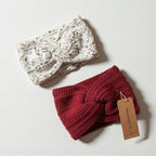Handmade Chunky Knit Twist Headbands - Cozy Winter Ear Warmers for Women