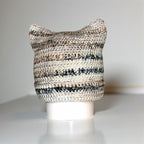 Handmade Crochet Cat Ear Beanie - Cute Kitten Hat for Women & Teens