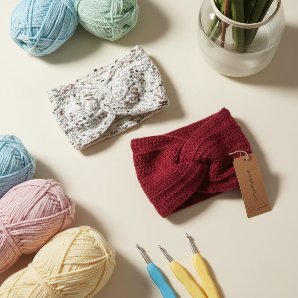 Handmade Crochet Headbands for Kids - Soft & Comfortable Baby Headbands