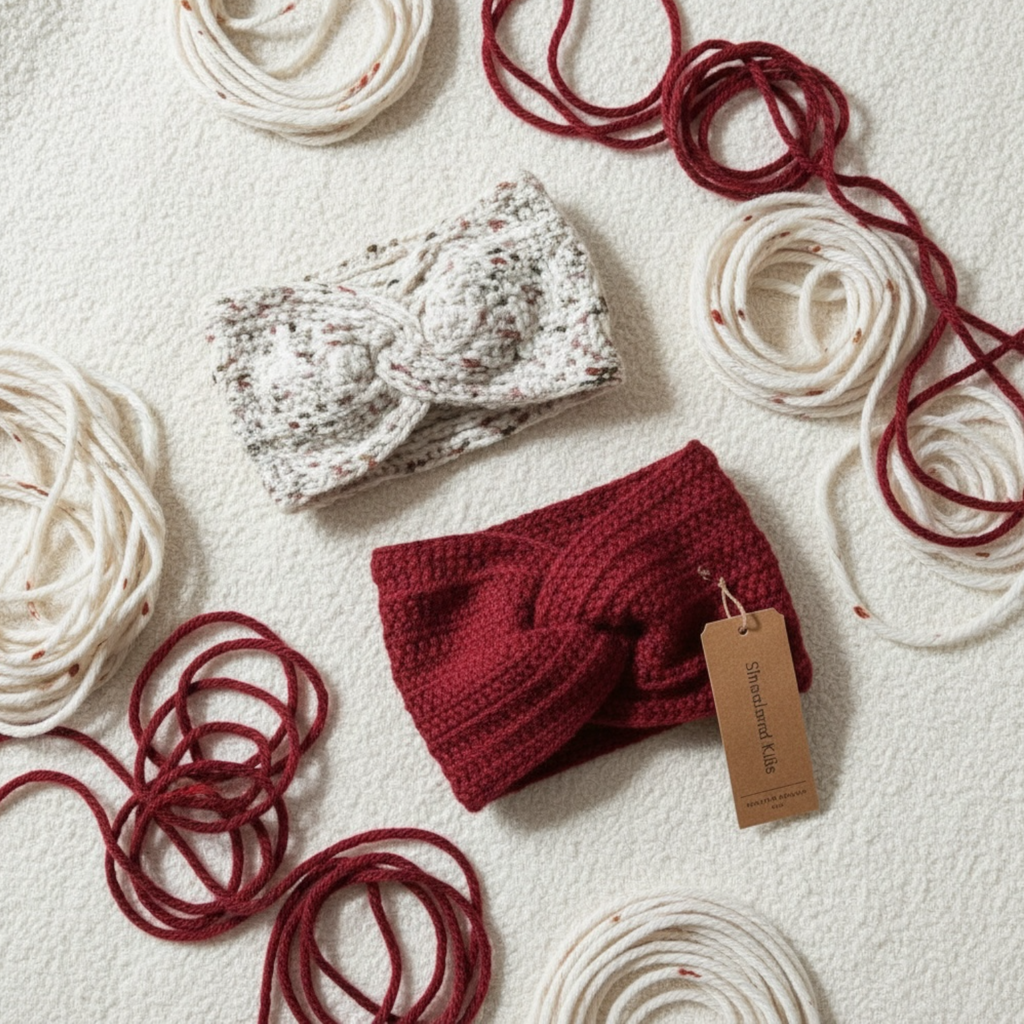 Handmade Crochet Headbands for Kids - Soft & Comfortable Baby Headbands